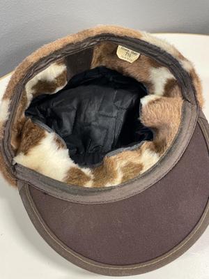 Animal print hat