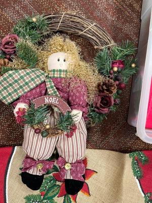 Vintage Christmas tote