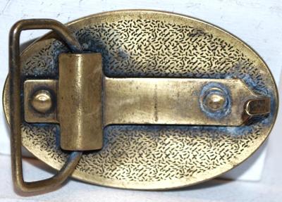 "Swinerton" Belt Buckle Oval 3" x 2"