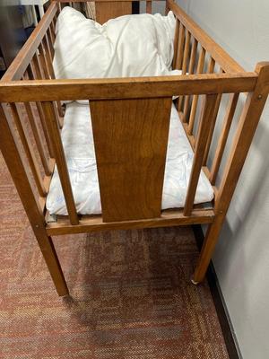 Vintage baby crib