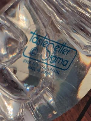 Christmas Decor Candle Sigma Tastesetter Crystal Angel With Halo