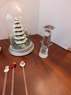 Christmas Decor Candle Sigma Tastesetter Crystal Angel With Halo