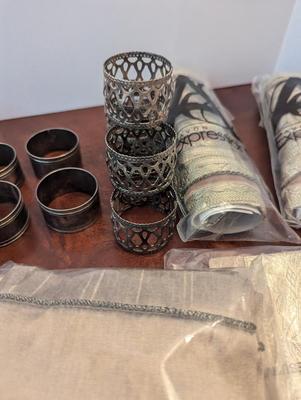 Dining Room Table Place Mats Napkins Candles & Napkin Rings