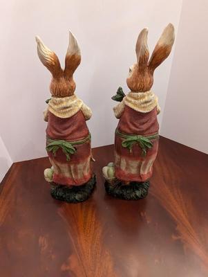 Hobby Lobby Easter Country Table Pieces Bunny Holding Carrot 17 3/4" Tall