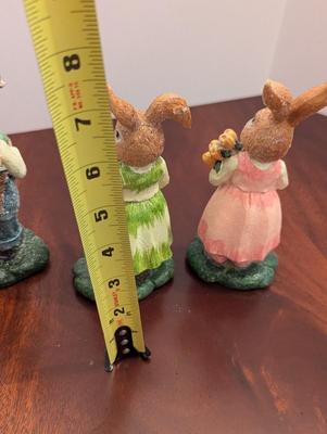 6 1/2" High Hobby Lobby Easter Bunnies Resin