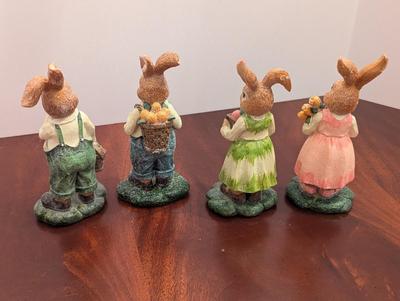 6 1/2" High Hobby Lobby Easter Bunnies Resin