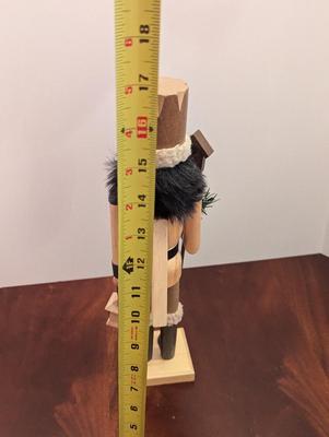 Rustic Woodland Christmas Nutcracker With Birdhouse