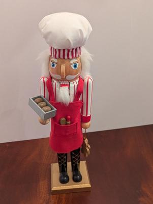 Wooden Christmas Nutcracker Baker/Chef