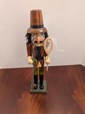 Wooden Christmas Nutcracker Fisherman