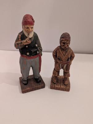Vintage Syroco Pirate Wooden Figurines