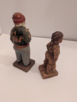 Vintage Syroco Pirate Wooden Figurines