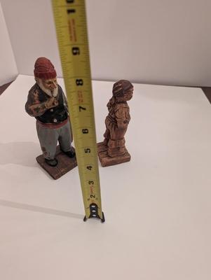 Vintage Syroco Pirate Wooden Figurines