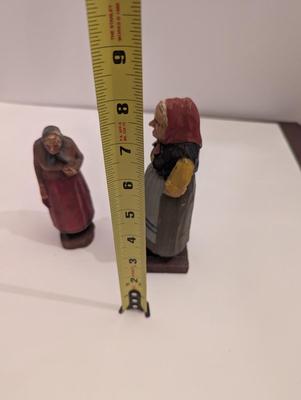 Vintage Judaica Syroco Wooden Women Figurines