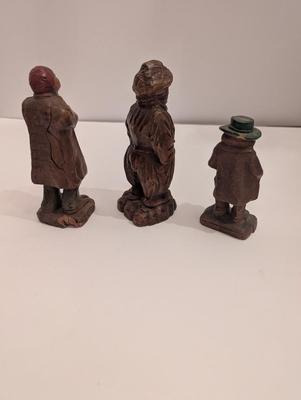Wooden Syroco Style Figurines