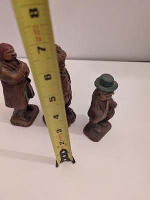 Wooden Syroco Style Figurines