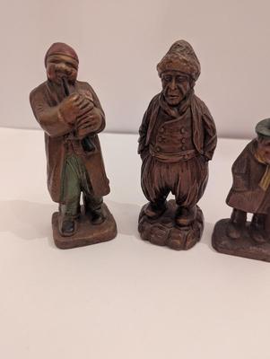 Wooden Syroco Style Figurines