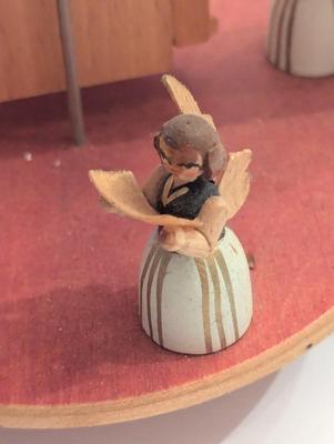 Angels With Organ Erzgebirge Christmas Pyramid German Candle Holder