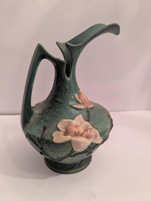 Vintage Roseville Pottery Green Magnolia Vase Choice 1