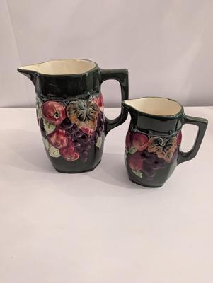 BERN Vintage Czechoslovakia Hand Painted Pitchers