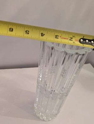 12" French Lead Crystal Vase Cristal D'Argues Durand Montparnasse