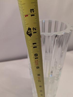 12" French Lead Crystal Vase Cristal D'Argues Durand Montparnasse