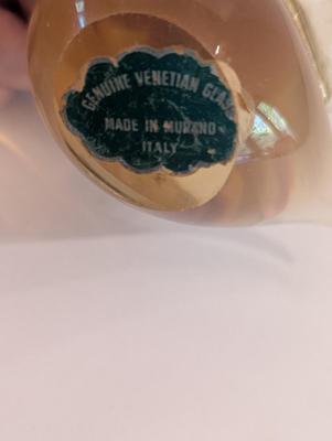 Enesco & Murano Glass Bird Paperweights