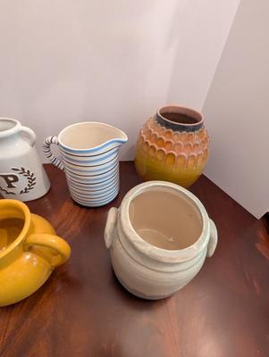 Pottery Vases & Pitchers