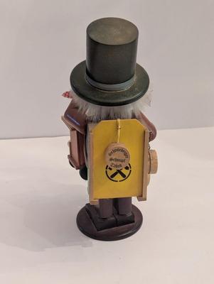 Vintage Steinbach Volkskunst Music Grinder Smoker Wood Figure Made In Germany
