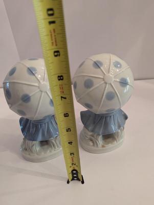 Vintage KPM Porcelain Girl Figurine Holding An Umbrella
