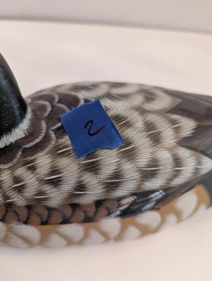 Hand Carved & Hand Painted Wood Duck Decoy Signed #2