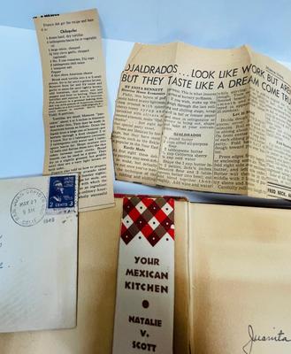 Your Mexican Kitchen 1935 Natalie V. Scott Van Rees Press hardback cookbook