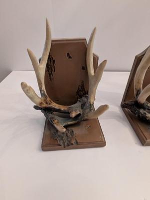 Deer Antler Bookends