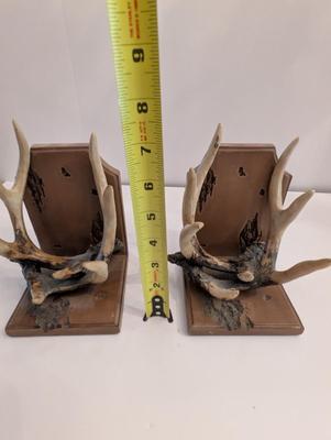Deer Antler Bookends