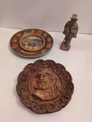 Vintage Wooden German Decor