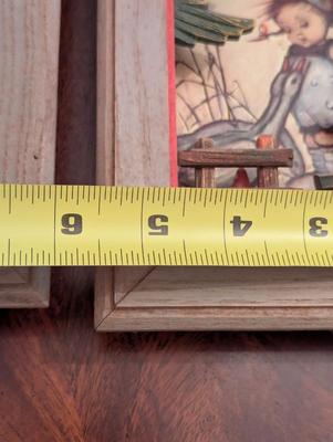 Vintage ANRI Hand Carved Wooden 3-D Wall Art Italy