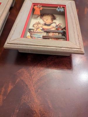 Vintage ANRI Hand Carved Wooden 3-D Wall Art Italy