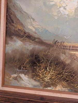 Approx 22 1/2" x 27" Framed Seaside Signed Oil Painting