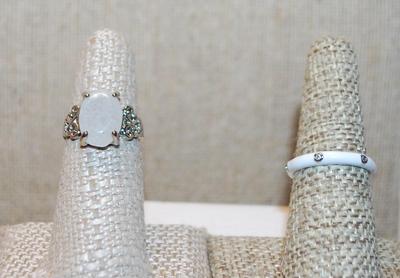 DOUBLE BONUS RINGS SET -- 2 Rings -Size 7 -- SEE DESCRIPTION