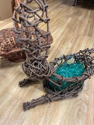 Garden Angel, bunny basket and more