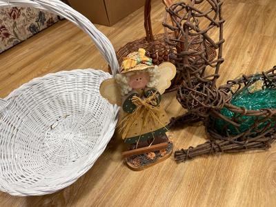 Garden Angel, bunny basket and more