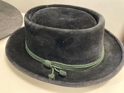 Bavarian black hat and American hat