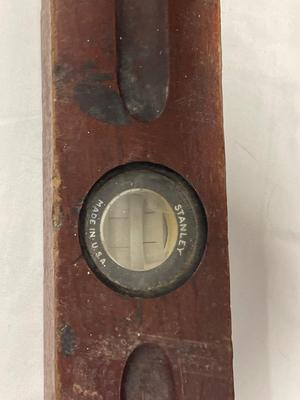 Vintage Stanley level, car wash and decor