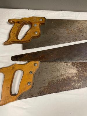 3 Vintage handsaw