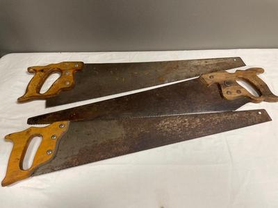 3 Vintage handsaw