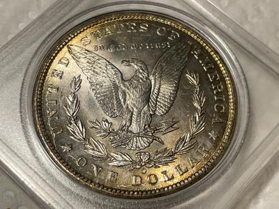 1899-O BRILLIANT UNCIRCULATED CONDITION MORGAN SILVER DOLLAR (COIN-5) FROM AN OLDTIME ESTATE. FREE DOMESTIC SHIPPING.