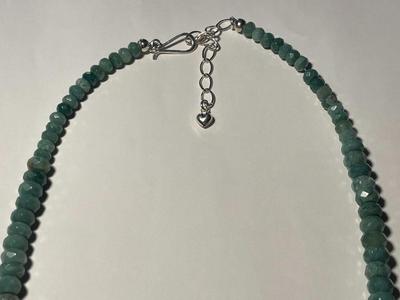 DTR/Jay King New Never Worn Turquoise Graduated Bead Necklace 18-20" Adjustable w/Sterling Silver Clasp & Chain as Pictured.