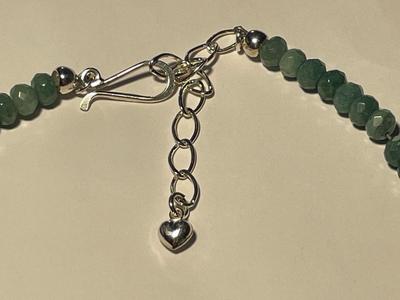DTR/Jay King New Never Worn Turquoise Graduated Bead Necklace 18-20" Adjustable w/Sterling Silver Clasp & Chain as Pictured.