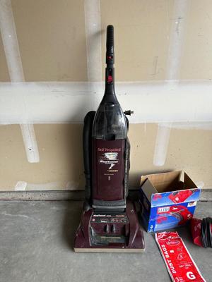 ULTRA DIRT DEVIL AND A HOOVER WINDTUNNEL VACUUMS