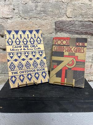 Campfire Girls books, war cartoon book, advertising fans