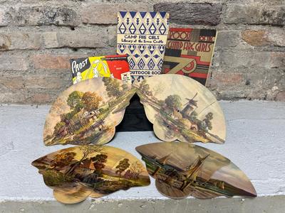 Campfire Girls books, war cartoon book, advertising fans